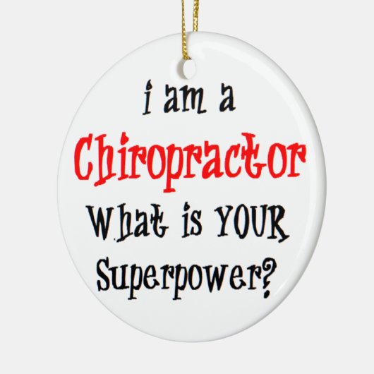 chiropractor keramisch ornament (Links)