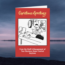 Chiropractor kerstkaart feestdagen kaart