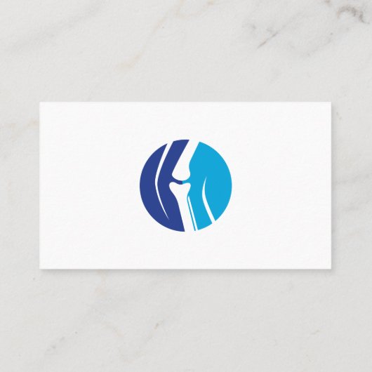 Chiropractor | Knie Bone Visitekaartje (Achterkant)