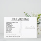 Chiropractor Licentie Massage Therapeut brochure (Staand voorkant)