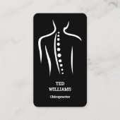 Chiropractor Manual Therapist Visitekaartje (Voorkant)