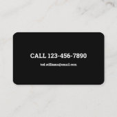 Chiropractor Manual Therapist Visitekaartje (Achterkant)