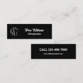 Chiropractor Massage Manual Therapist Mini Visitekaartje (Voorkant / Achterkant)