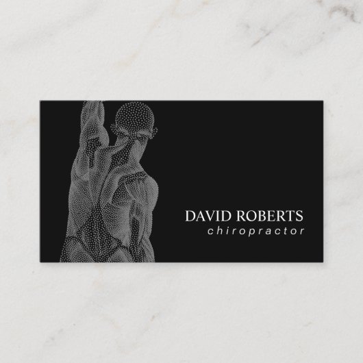 Chiropractor Massage Spa Therapist Visitekaartje (Voorkant)