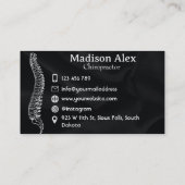 Chiropractor Massage Spa Therapist Visitekaartje (Achterkant)