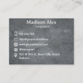 Chiropractor Massage Spa Therapist Visitekaartje (Achterkant)