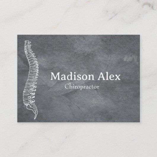 Chiropractor Massage Spa Therapist Visitekaartje (Voorkant)
