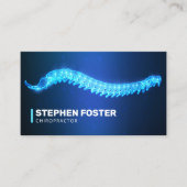 Chiropractor Massage Therapeut Spine Aanpassen Bla Visitekaartje (Voorkant)