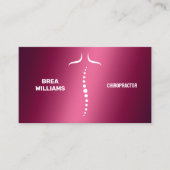🦴 Chiropractor Massage Therapie Visitekaartje (Voorkant)