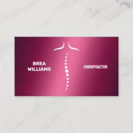 🦴 Chiropractor Massage Therapie Visitekaartje