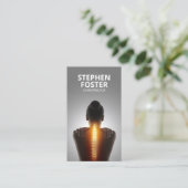 Chiropractor Massage Therapist Spine Adjust White Visitekaartje (Staand voorkant)