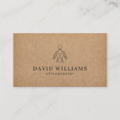 Chiropractor Massage Therapy Business Visitekaartje (Voorkant)