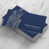 Chiropractor Massage Therapy Navy Visitekaartje