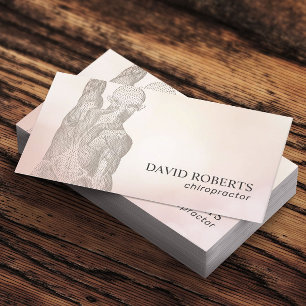 Chiropractor Massage Therapy Spa Visitekaartje