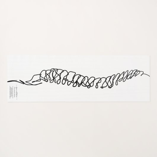 Chiropractor Massage Therapy Spine Yogamat (Achterkant (horizontaal))