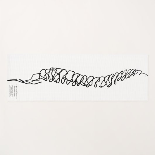 Chiropractor Massage Therapy Spine Yogamat (Voorkant (horizontaal))