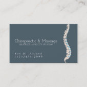 Chiropractor & Massage Visitekaartje (Voorkant)