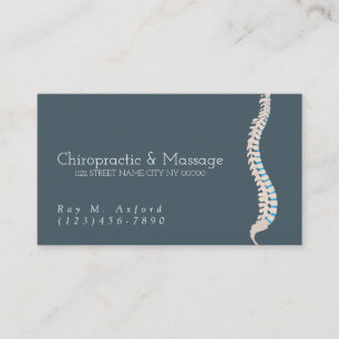 Chiropractor & Massage Visitekaartje