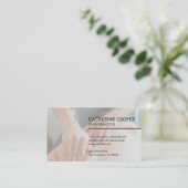 chiropractor | masseren visitekaartje (Staand voorkant)