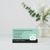 Chiropractor Medische Visitekaartjes Wervelkolom T (Staand voorkant)