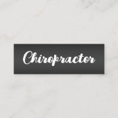 Chiropractor Mini Visitekaartje (Voorkant)