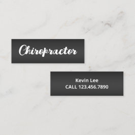 Chiropractor Mini Visitekaartje