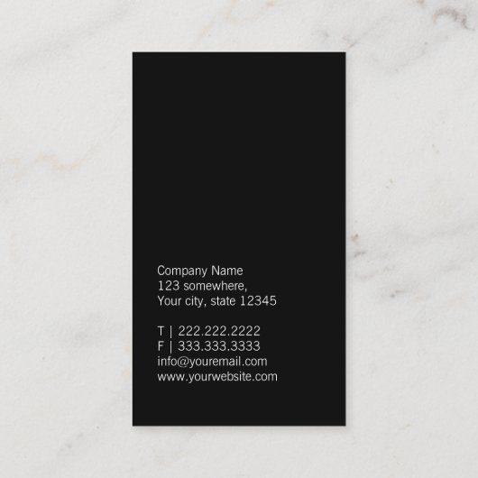 Chiropractor Modern Chevron Stripes Visitekaartje (Achterkant)