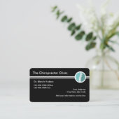 Chiropractor Modern Design Visitekaartje (Staand voorkant)