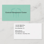 Chiropractor Modern Medical Business Cards Visitekaartje (Voorkant / Achterkant)