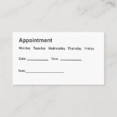 Chiropractor Modern Spinale Emblem Visitekaartjes (Achterkant)