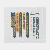 Chiropractor Novelty Fleece Deken (Voorkant (Horizontaal))