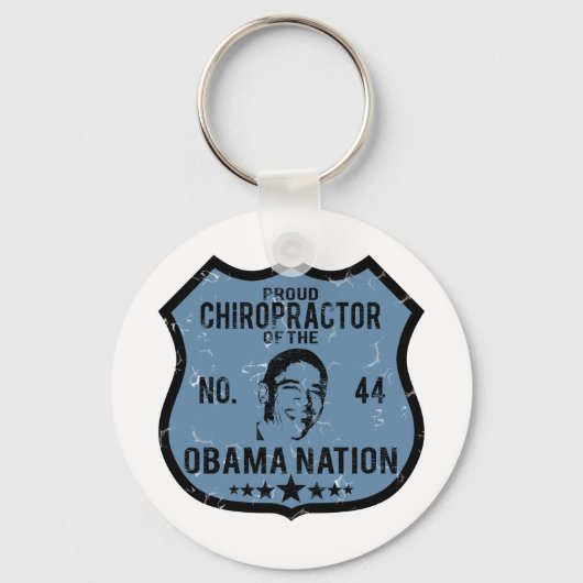 Chiropractor Obama Nation Sleutelhanger (Voorkant)