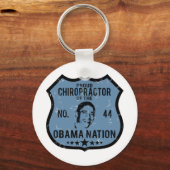 Chiropractor Obama Nation Sleutelhanger (Voorkant)