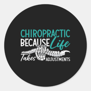 Chiropractor omdat Life Spine Gift Ronde Sticker