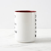 Chiropractor omdat Spine Whisperer Cowerker Tweekleurige Koffiemok (Center)