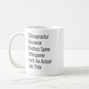 Chiropractor omdat Spine Whisperer Koffiemok