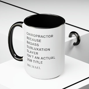 Chiropractor Omdat Subluxation Slayer Collega Mok