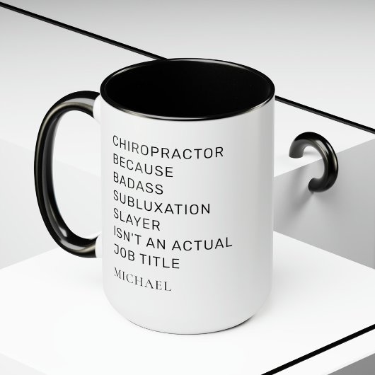 Chiropractor Omdat Subluxation Slayer Collega Mok