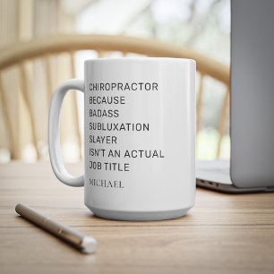 Chiropractor Omdat Subluxation Slayer Kantoor Koffiemok