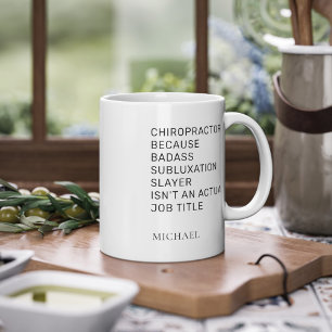 Chiropractor Omdat Subluxation Slayer Niet Een Wer Koffiemok