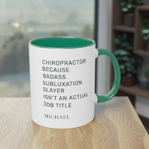 Chiropractor Omdat Subluxation Slayer Niet Een Wer Mok