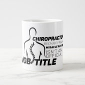 Chiropractor omdat wonderdoener geen functietitel  grote koffiekop (Voorkant)
