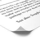 Chiropractor Personalized Gift Poster (Hoek)