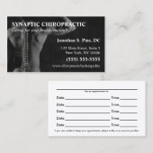 Chiropractor Photo Appointkaarten Afsprakenkaartje (Voorkant / Achterkant)