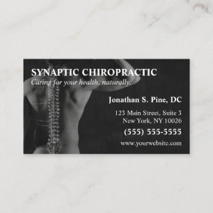 Chiropractor Photo Visitekaartjes