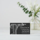 Chiropractor Photo Visitekaartjes (Staand voorkant)