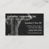 Chiropractor Photo Visitekaartjes (Voorkant)