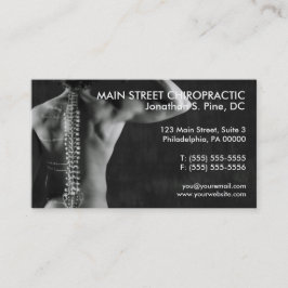 Chiropractor Photo Visitekaartjes