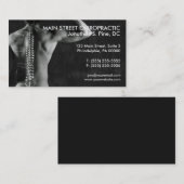 Chiropractor Photo Visitekaartjes (Voorkant / Achterkant)