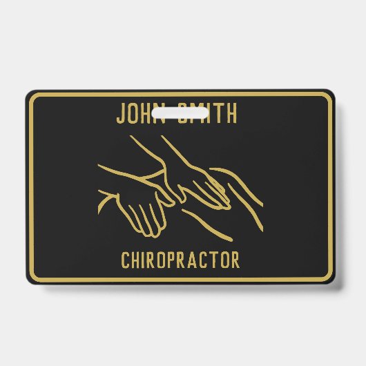 Chiropractor Professional Badge (Voorzijde)